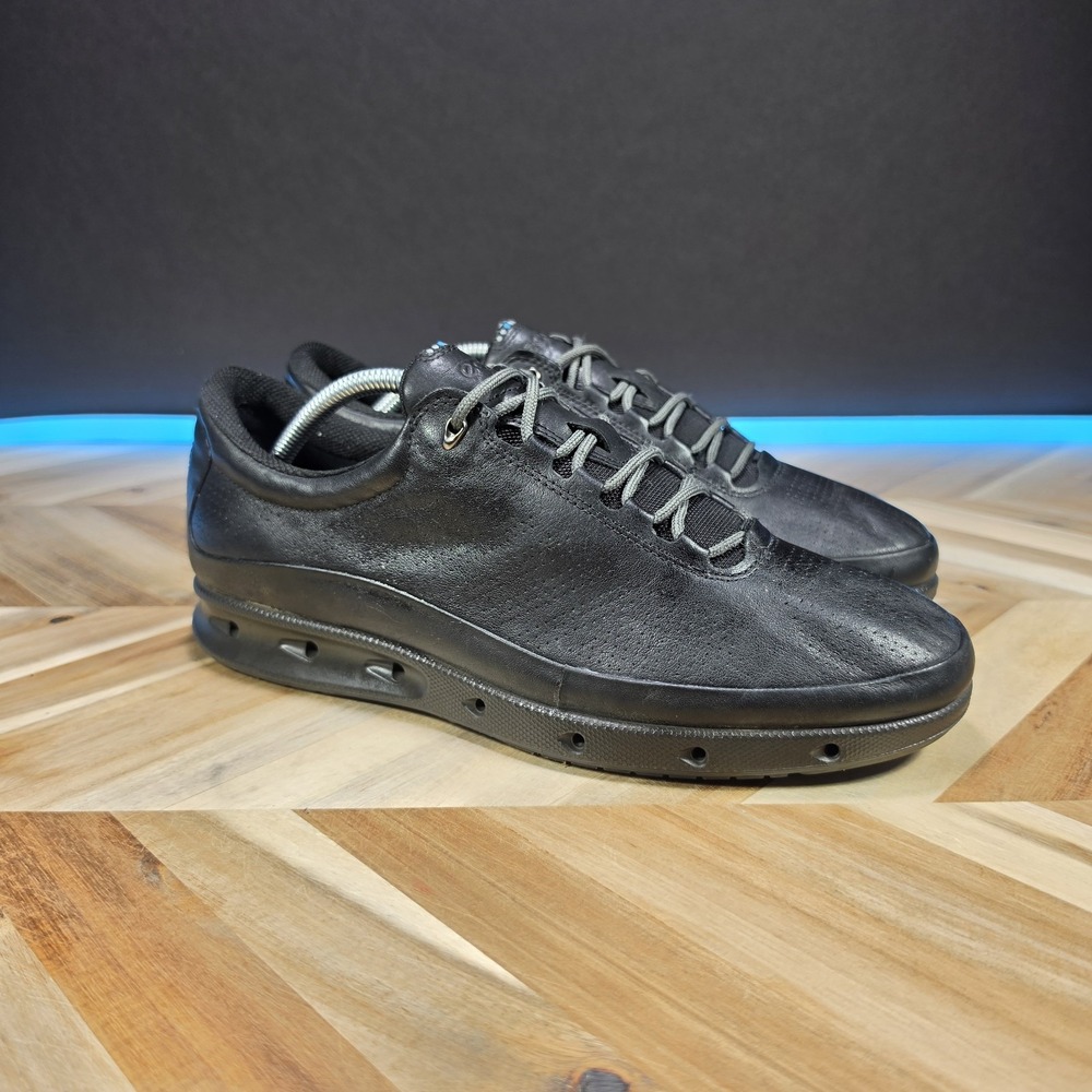 ECCO Cool GTX Surround Black Leather Shoes Men's Size 43 EU 9-9.5 US 831304
